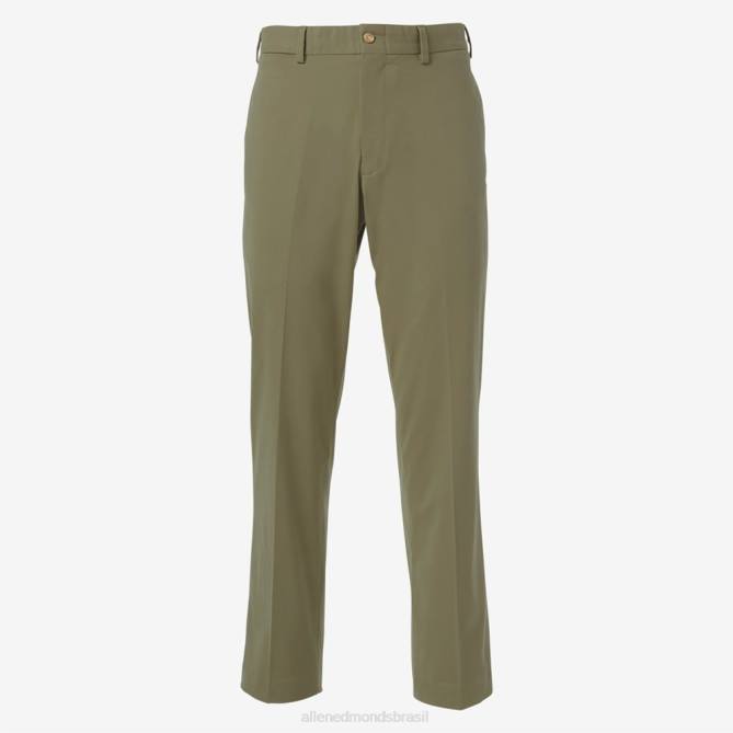 Allen Edmonds unissex calça cáqui inteligente de ajuste clássico 68T8D505 Oliva