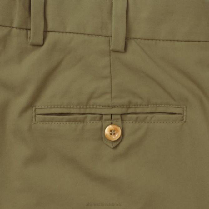 Allen Edmonds unissex calça cáqui inteligente de ajuste clássico 68T8D505 Oliva