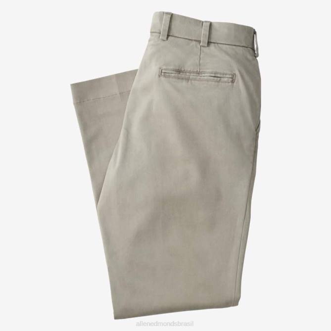 Allen Edmonds unissex calças de desempenho de ajuste reto 68T8D177 cinza
