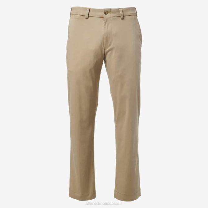 Allen Edmonds unissex calças de desempenho de ajuste reto 68T8D507 bronzeado