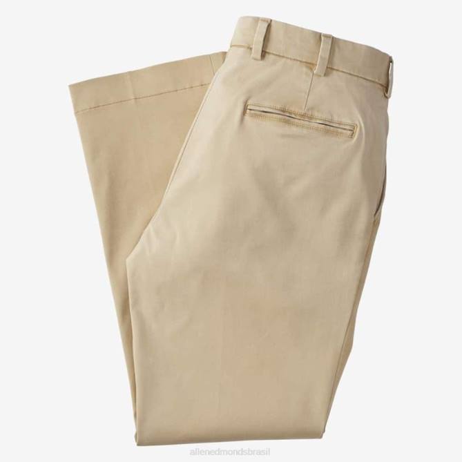 Allen Edmonds unissex calças de desempenho de ajuste reto 68T8D507 bronzeado