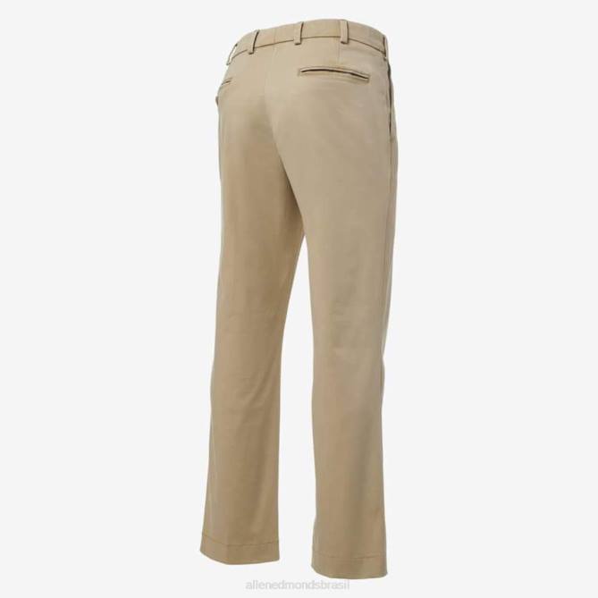 Allen Edmonds unissex calças de desempenho de ajuste reto 68T8D507 bronzeado