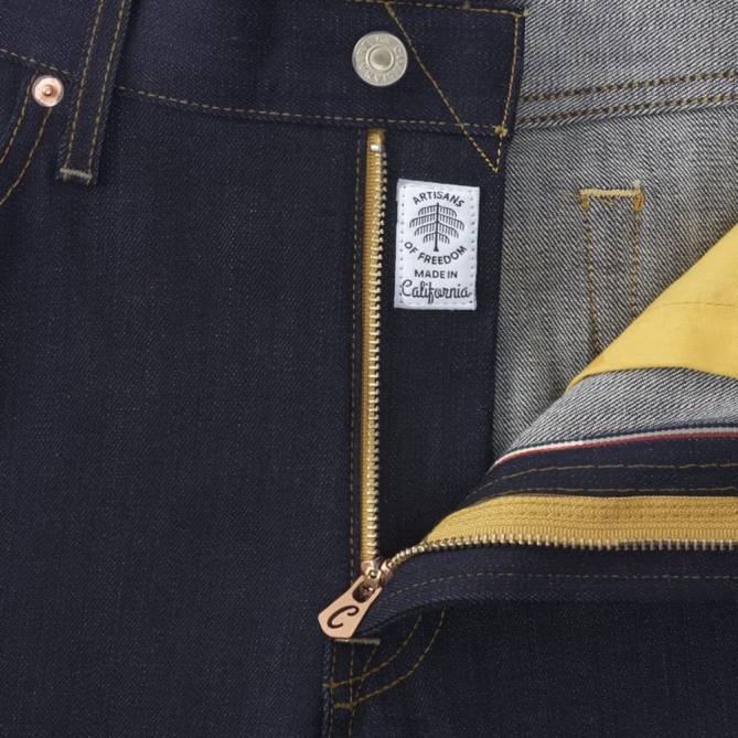 Allen Edmonds unissex civilaire - calça jeans skinny walker em overdye raw 68T8D161 overdye azul cru