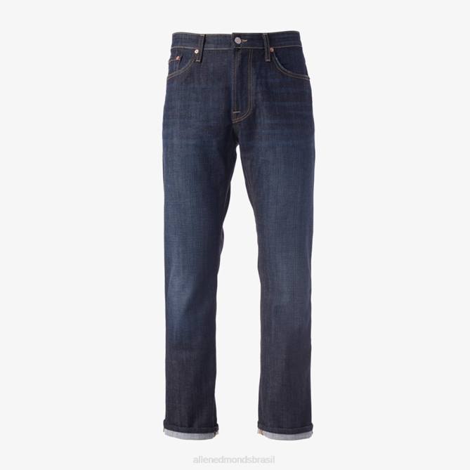 Allen Edmonds unissex civilaire dean jeans regular fit 68T8D182 enxágue azul médio