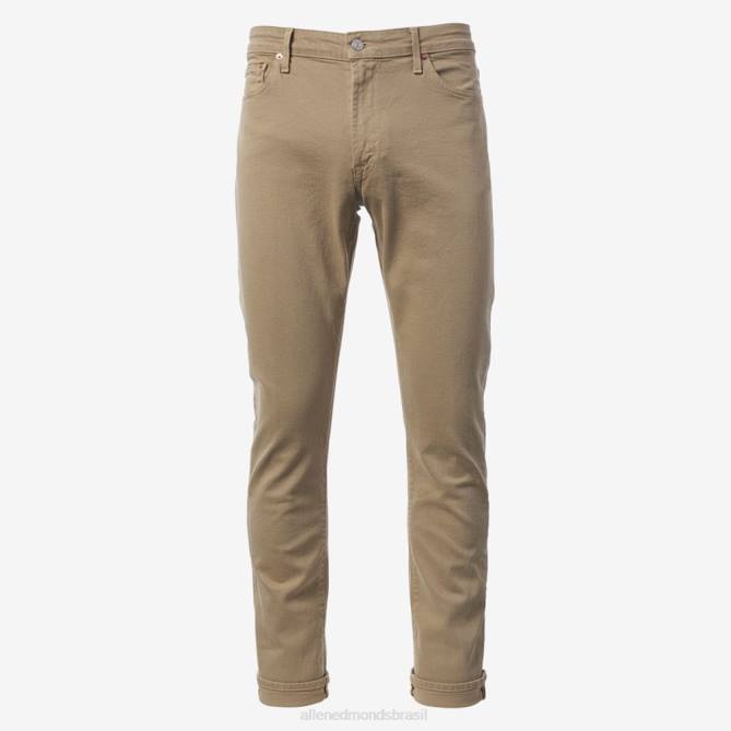 Allen Edmonds unissex civilaire walker calça jeans slim reta 68T8D498 caqui