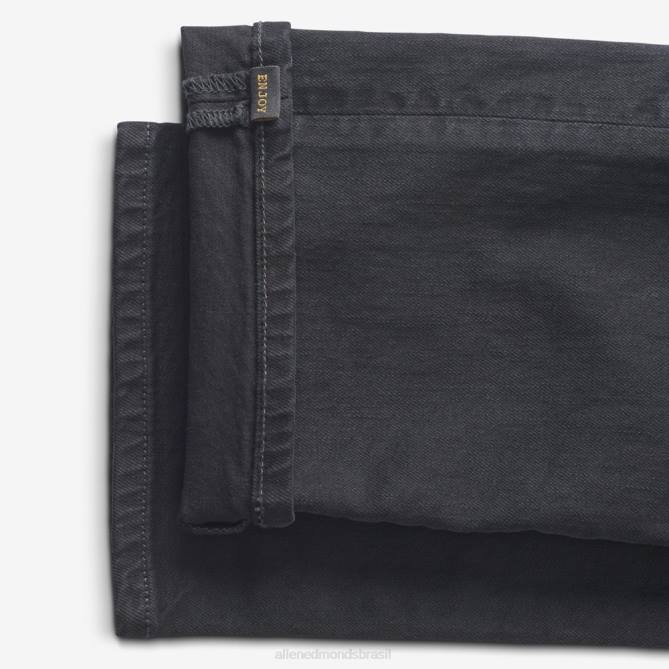 Allen Edmonds unissex civilaire walker calça jeans slim reta 68T8D499 preto