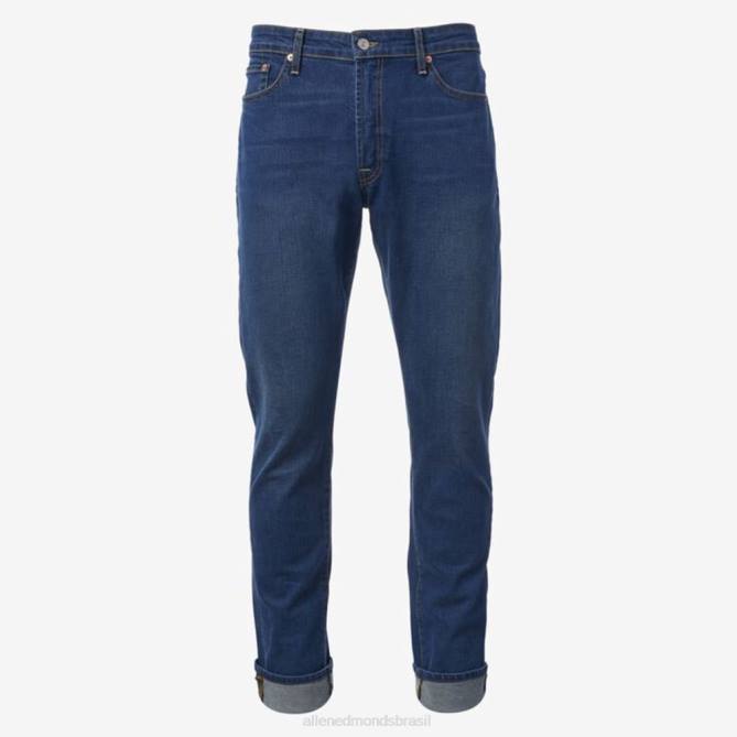 Allen Edmonds unissex civilaire walker calça jeans slim reta 68T8D500 azul de enxágue médio