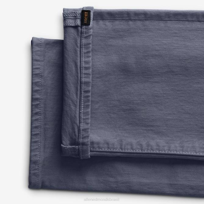 Allen Edmonds unissex civilaire walker calça jeans slim reta 68T8D502 azul ardósia