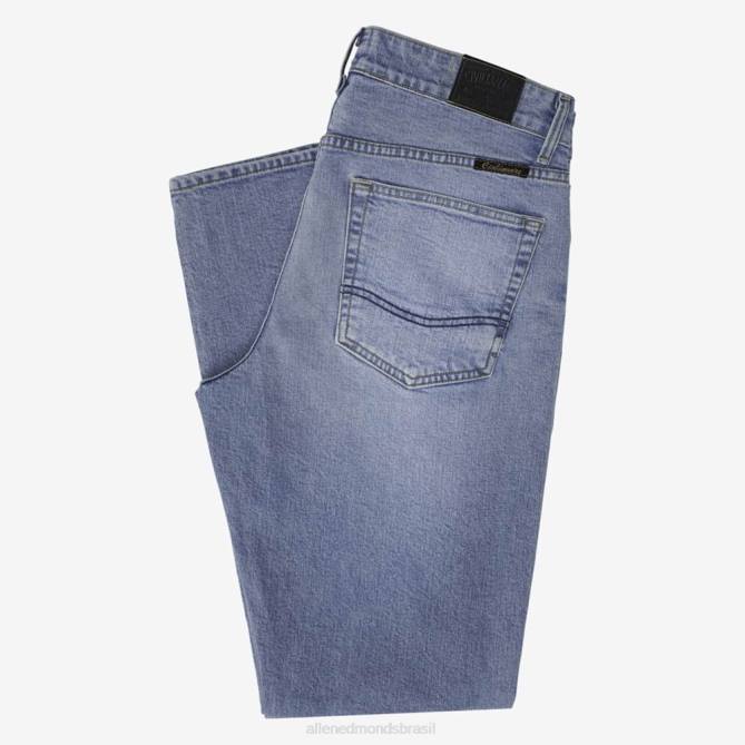 Allen Edmonds unissex civilaire walker calça jeans slim reta 68T8D503 azul meio envelhecido