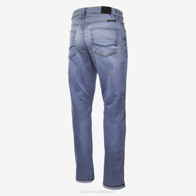 Allen Edmonds unissex civilaire walker calça jeans slim reta 68T8D503 azul meio envelhecido