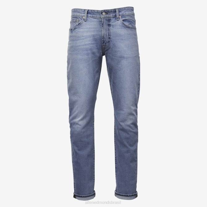 Allen Edmonds unissex civilaire walker calça jeans slim reta 68T8D503 azul meio envelhecido