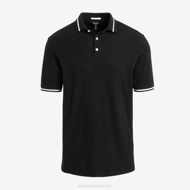 Allen Edmonds unissex bom homem marca match point polo 68T8D155 preto