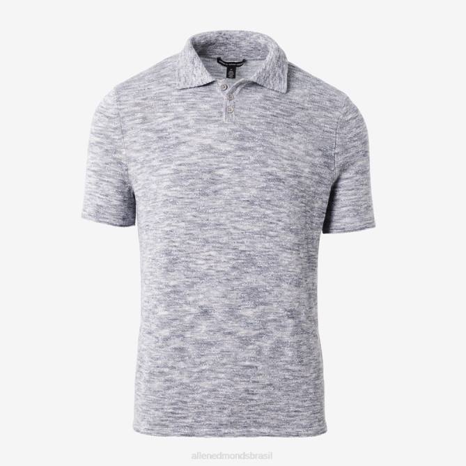 Allen Edmonds unissex polo de malha de algodão caxemira outono 68T8D154 azul