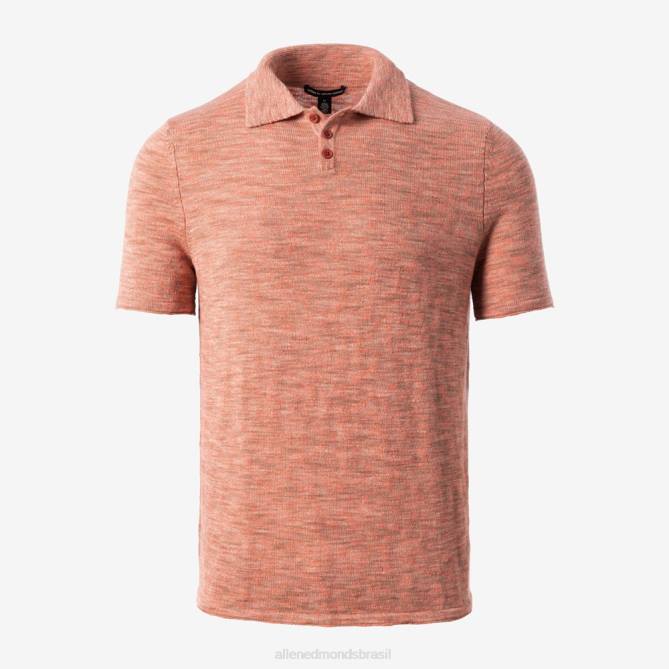 Allen Edmonds unissex polo de malha de algodão caxemira outono 68T8D497 laranja