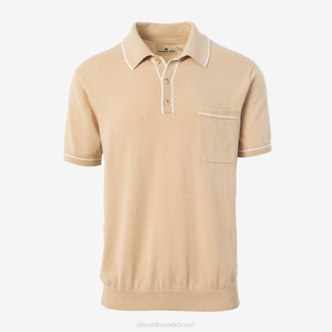 Allen Edmonds unissex polo de tricô the normal brand robles 68T8D153 bronzeado