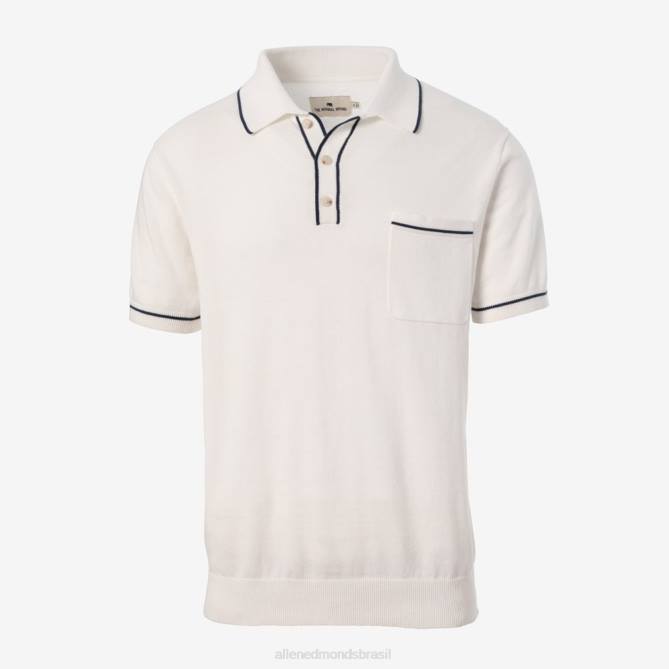 Allen Edmonds unissex polo de tricô the normal brand robles 68T8D496 branco