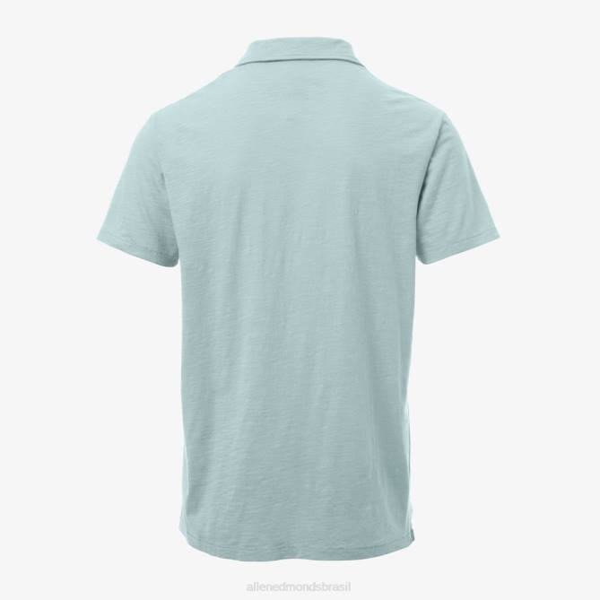 Allen Edmonds unissex polo slub de greyers south bay 68T8D523 azul claro