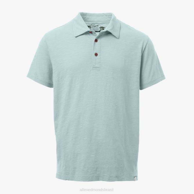 Allen Edmonds unissex polo slub de greyers south bay 68T8D523 azul claro