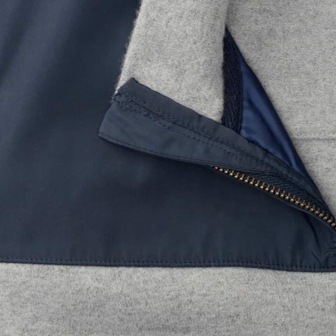 Allen Edmonds unissex colete com zíper frontal James 68T8D165 marinha