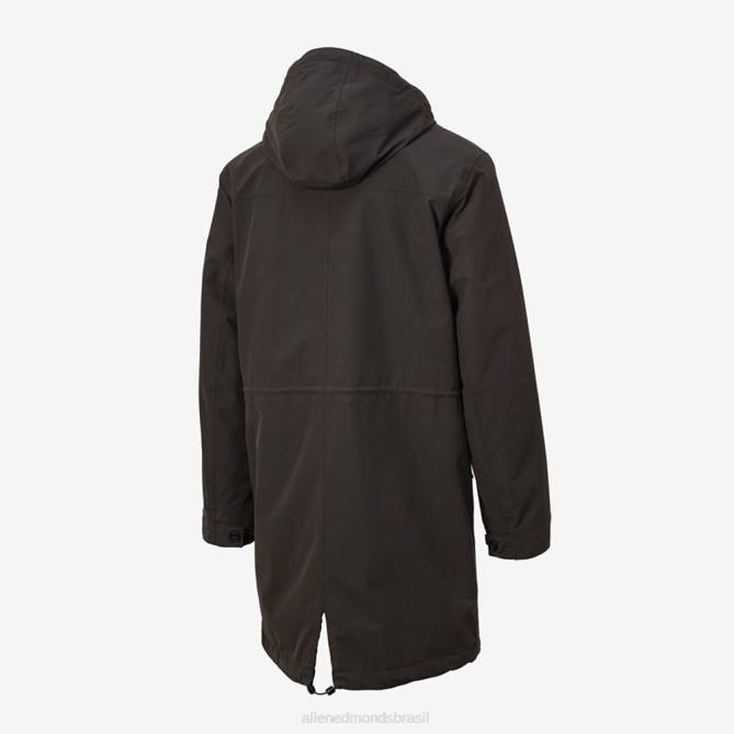 Allen Edmonds unissex parka da cidade de barbour 68T8D234 marrom rústico