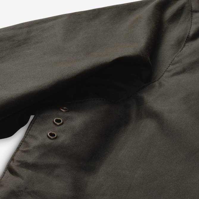unissex jaqueta barbour x allen edmonds edição especial evelar encerada 68T8D271 Oliva