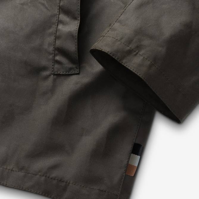 unissex jaqueta barbour x allen edmonds edição especial evelar encerada 68T8D271 Oliva
