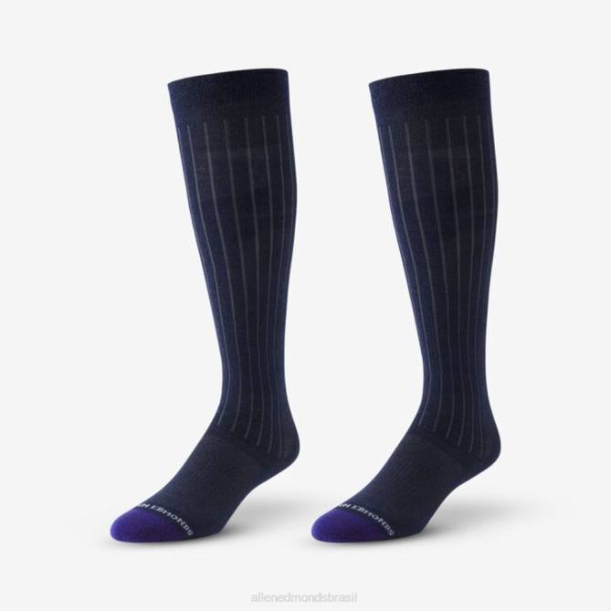 Allen Edmonds unissex meias de algodão over-the-calf de algodão 68T8D198 marinha