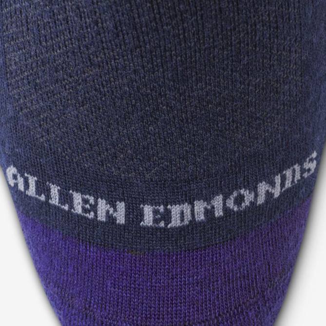 Allen Edmonds unissex meias de algodão over-the-calf de algodão 68T8D198 marinha