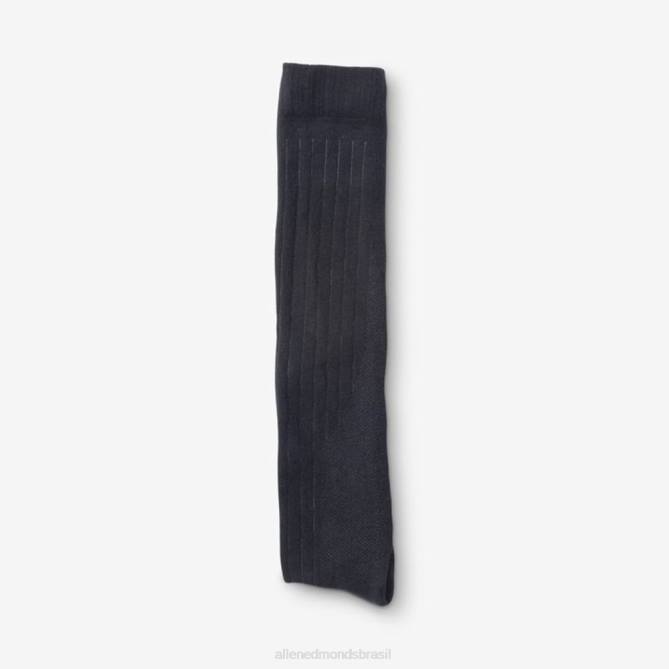 Allen Edmonds unissex meias de algodão over-the-calf de algodão 68T8D529 preto
