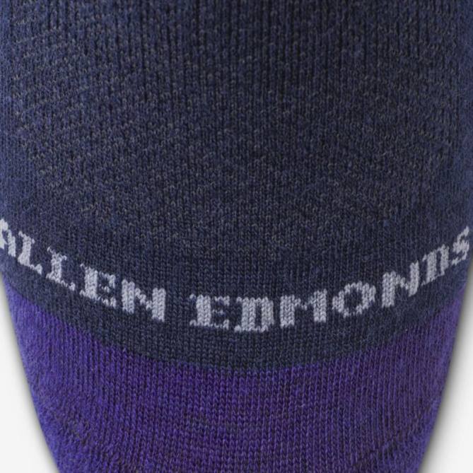 Allen Edmonds unissex meias legais merino de meio da panturrilha 68T8D527 marinha