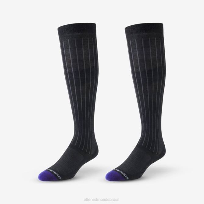 Allen Edmonds unissex meias legais merino over-the-calf 68T8D509 preto